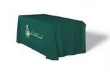 6' Custom Deluxe Fabric - Dye Sub Print Non-Fitted Table Covers