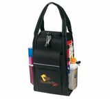 Banaka Custom Insulated Cooler Wine Tote Bag, 600 D Polyester With Pvc Backing