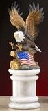 Custom Freedom Hand Painted Porcelain Eagle Award (19