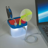 Custom USB Desk Caddy, 3 1/2