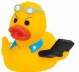 Custom Mini Rubber Hi-tech Duck