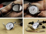 Custom Classic Smooth Pocket Watch with Chain, 1 4/5
