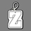 Custom Letter Z Bag Tag, Price/piece