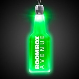 Custom Green Bottle Light Up Pendants