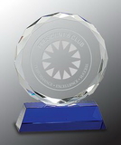 Custom Round Crystal Award, 4.75
