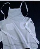 Linen Apron With Hemstitch