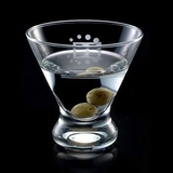 Custom 8 Oz. Brisbane Stemless Martini Glass