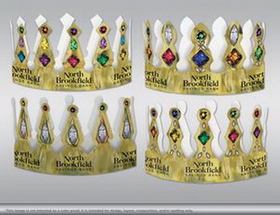 4" Custom Printed Paper Crowns