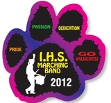 Custom Paw Print 4-Color Process Outdoor Magnet