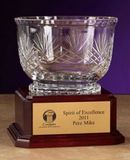 Custom Executive Award Crystal Bowl Award (7.5