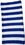 Custom Terry Loop Cabana Stripe Beach Towel (15 Lb./ Dozen) Navy Blue Stripes, 34" W X 68" L, Price/piece