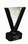 Custom 114-CS003L  - Royal Victory Award-Clear and Black Optic Crystal, Price/piece