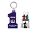 Custom Number One Key Fob Keychain (1 5/8"x2 9/16") - Spot Printed, Price/piece