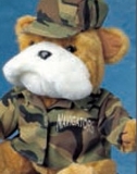 Custom Camouflage Army Uniform Accessory For Stuffed Animal (Medium)