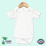 Custom Poly Cotton Blend Infant Short Sleeve Onesie (white)