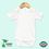 Custom Poly Cotton Blend Infant Short Sleeve Onesie (white), Price/piece