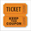 Blank Stock Double Raffle Ticket Roll Of 2000 Ticket / Keep This Coupon, Price/piece