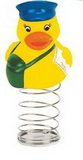 Custom Rubber Mailman Duck Bobble
