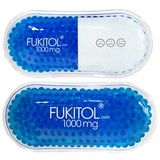 Custom Blue Pill Capsule Hot/ Cold Pack with Gel Beads, 5