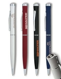 Custom Metal Collection Twist Action Ballpoint Pen w/ Chrome Clip & Trim