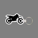 Key Ring & Punch Tag - Motorcycle (Silhouette)