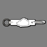 Custom Illinois State Key Clip