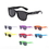 Custom Adult Solid Color Sunglasses, 5 11/16" L x 1 7/8" W x 5 1/2" H, Price/piece