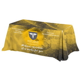Custom Eight Foot 4-Sided Throw Style Table Cloth & Cover (Full Color), 96