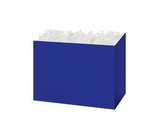 Custom Navy Blue Small Basket Box, 6 3/4