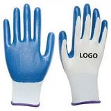 Custom Protective Safety Gloves With Colorful Rubber Cover, 9