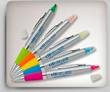 Custom Fluorescent Highlighter and Ballpoint Pen