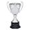 Custom Silver Metal Cup Trophy w/ Black Base (13"), Price/piece