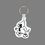 Key Ring & Punch Tag - Strutting Cardinal (Mascot) Punch Tag With Tab, Price/piece