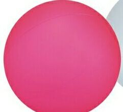 Custom 12" Inflatable Opaque Pink Beach Ball