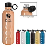 17 Oz. Drea Honeycomb Stainless Steel Bottle With Custom Box, 9 1/2