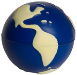 Custom Glow Earth Squeezies Stress Reliever