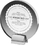 Custom Chrome Base Round Award (6 1/2"x 3/4") Laser Engraved, Price/piece