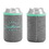 Custom Liam Heathered Jersey Knit-Neoprene Can Insulator, 4.25" H x 3" Diameter, Price/piece