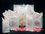 Custom Frosted Clear Poly Die Cut Bag/ 4 MIL (24"x8"x24"), Price/piece
