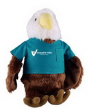 Custom Soft Plush Eagle in Scrub Shirt 12