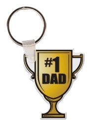 #1 Dad Trophy Key Tag