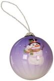 Custom Ball Ornament - Snowman, 2 5/8