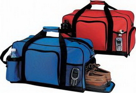 Custom Duffel Bag w/ Shoe Storage (20"x11"x11")