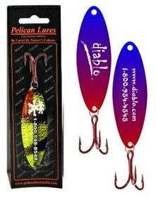 Custom Pelican Lures Jigging Spoons, 2.25" L