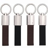 Custom CANVAS Metal key Chain in Shiny NP Finish(engraved), 3 3/4