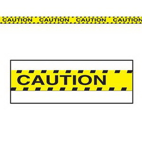 Custom Caution Party Tape, 3" L x 20' W