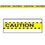 Custom Caution Party Tape, 3" L x 20' W, Price/piece