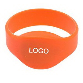 Custom Silicone RFID Wristband, 1.77" Diameter