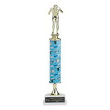 Custom Single Column Swim Trophy w/Figure (15
