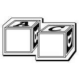 Custom BLOCKS1 - Indoor NoteKeeper™ Magnet